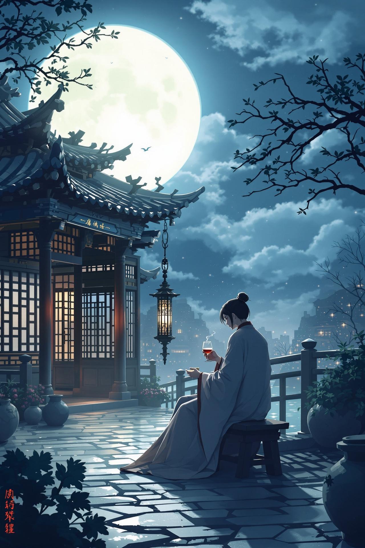 月下独酌 - 樱花动漫里番精选番剧 月下独酌 - 樱花动漫里番武侠言情番剧封面